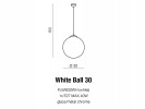 lampa WHITE BALL 30 Azzardo