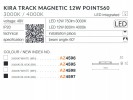 KIRA TRACK MAGNETIC 12W POINTS60