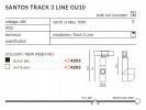 SANTOS TRACK 3 LINE GU10